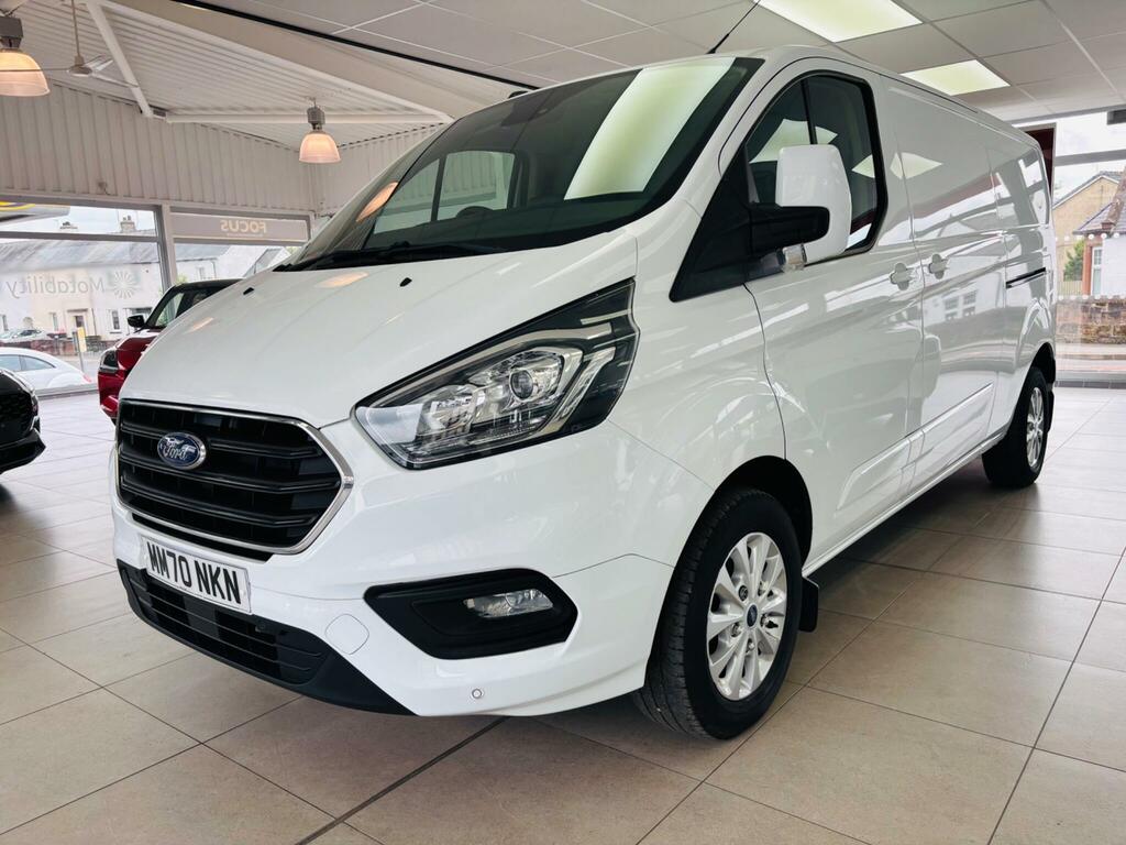 Ford Transit Custom 2.0 300 Ecoblue Limited L2 H1 Euro 6 Ss White #3
