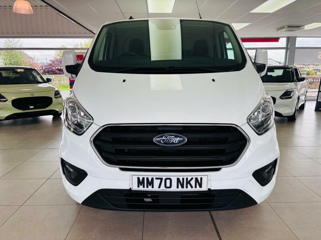 Ford Transit Custom 2.0 300 Ecoblue Limited L2 H1 Euro 6 Ss White #2