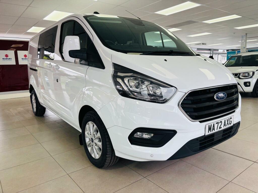 Ford Transit Custom 2.0 300 Ecoblue Limited Crew Van L2 H1 Euro 6 Ss White