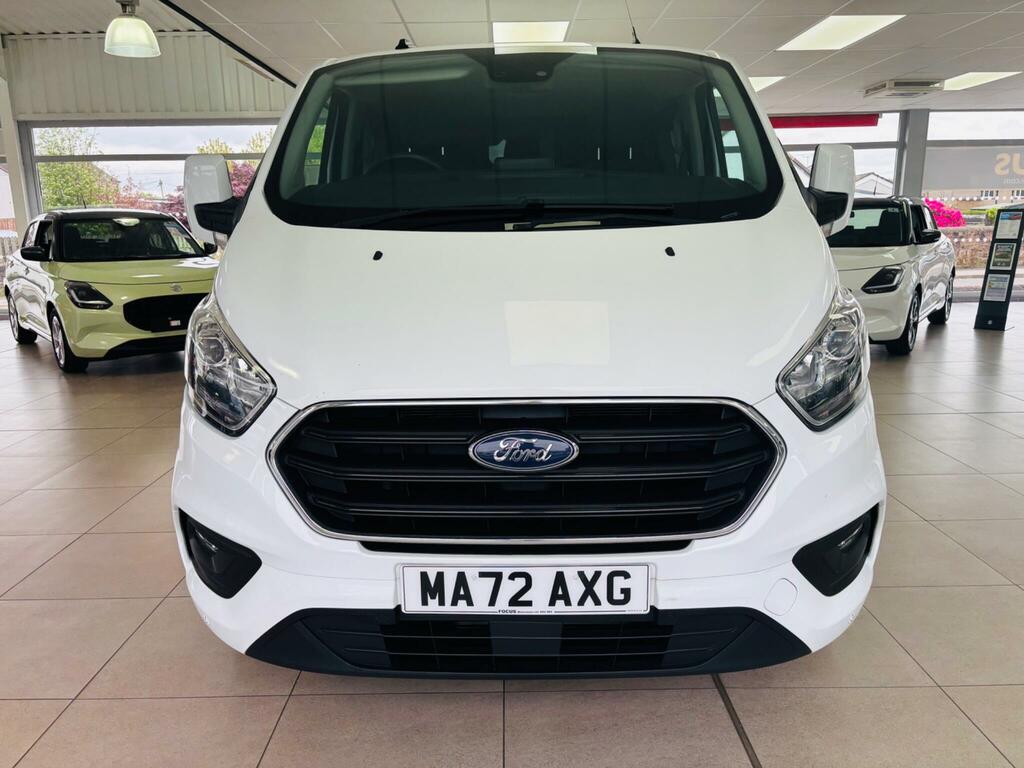 Ford Transit Custom 2.0 300 Ecoblue Limited Crew Van L2 H1 Euro 6 Ss MA72AXG White #2