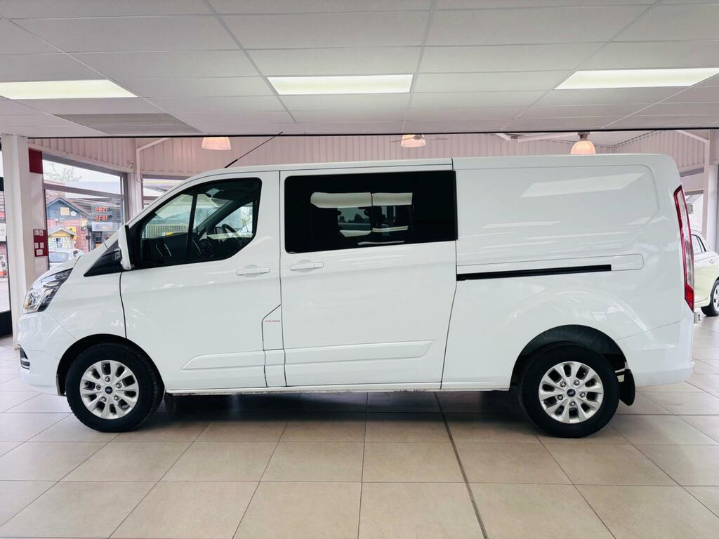 Ford Transit Custom 2.0 300 Ecoblue Limited Crew Van L2 H1 Euro 6 Ss MA72AXG White #4