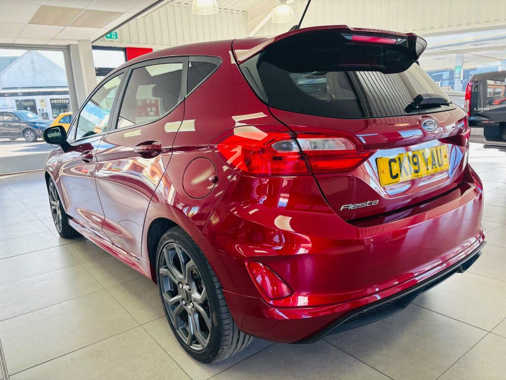 Ford Fiesta 1.0T Ecoboost St-line Euro 6 Ss CK19YAU Red #5