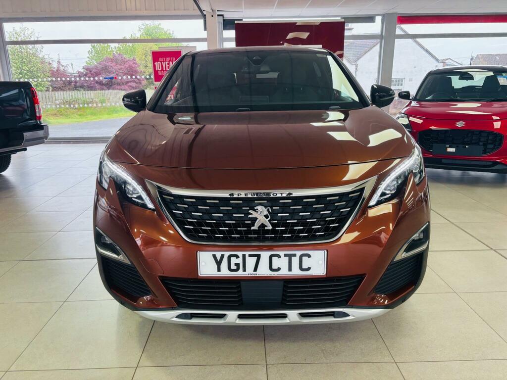 Peugeot 3008 1.6 Bluehdi Gt Line Eat Euro 6 Ss YG17CTC Brown #2