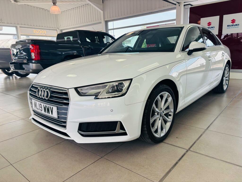 Audi A4 2.0 Tfsi 35 Sport Euro 6 Ss ML19WWV White #3