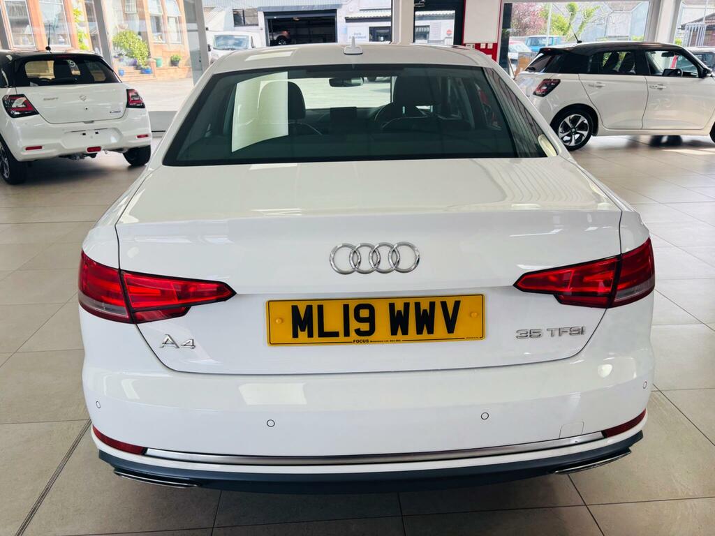 Audi A4 2.0 Tfsi 35 Sport Euro 6 Ss ML19WWV White #4