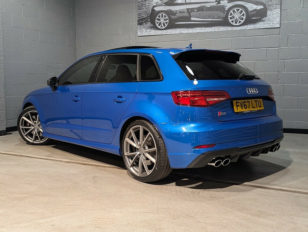 Audi S3 Tfsi Black Edition FV67LTU Blue #2