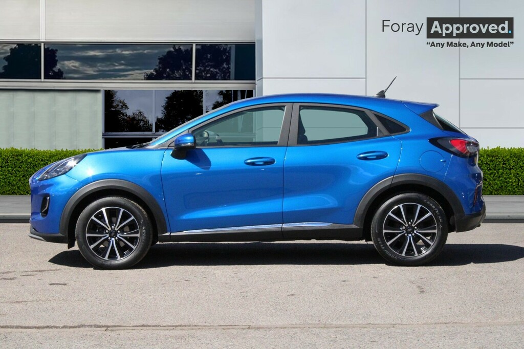 Ford Puma 1.0 Ecoboost Hybrid Mhev Titanium HF73NSE Blue #4