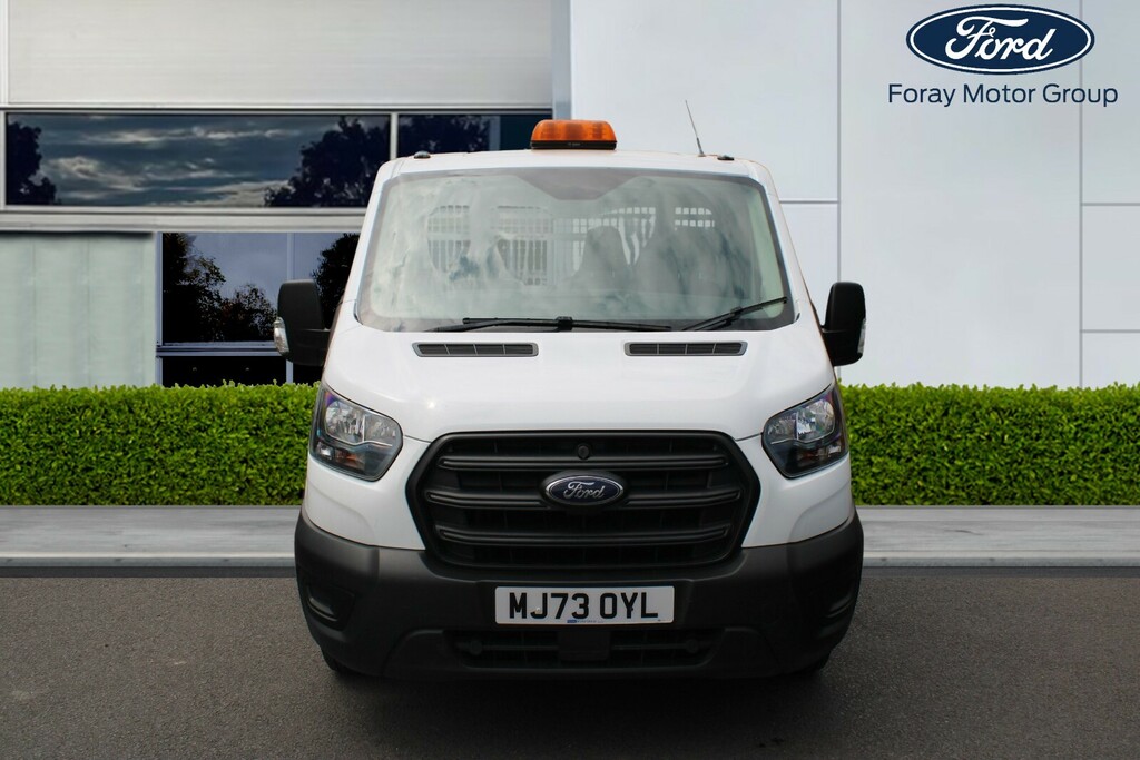 Ford Transit Custom 2.0 Ecoblue 130Ps Dropside MJ73OYL White #3
