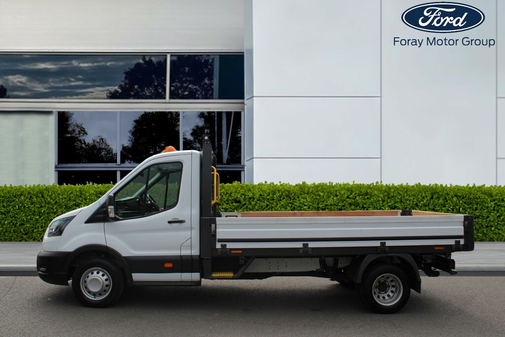Ford Transit Custom 2.0 Ecoblue 130Ps Dropside MJ73OYL White #4