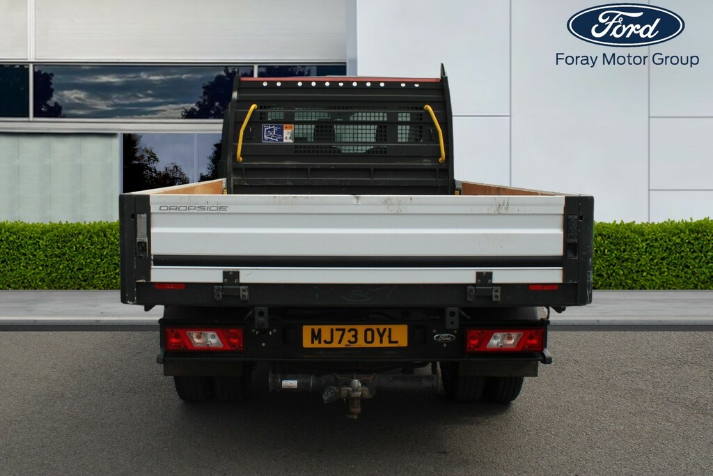Ford Transit Custom 2.0 Ecoblue 130Ps Dropside MJ73OYL White #5
