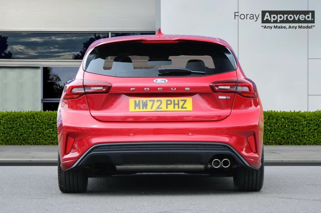 Ford Focus 1.0 Ecoboost Hybrid Mhev 155 St-line Vignale MW72PHZ Red #4