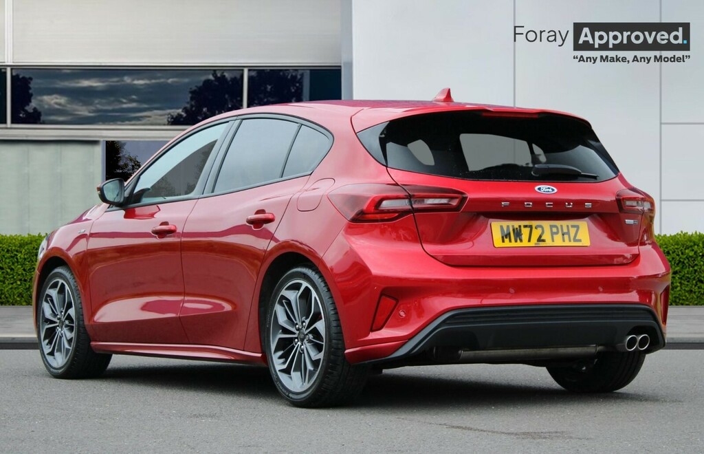Ford Focus 1.0 Ecoboost Hybrid Mhev 155 St-line Vignale MW72PHZ Red #5