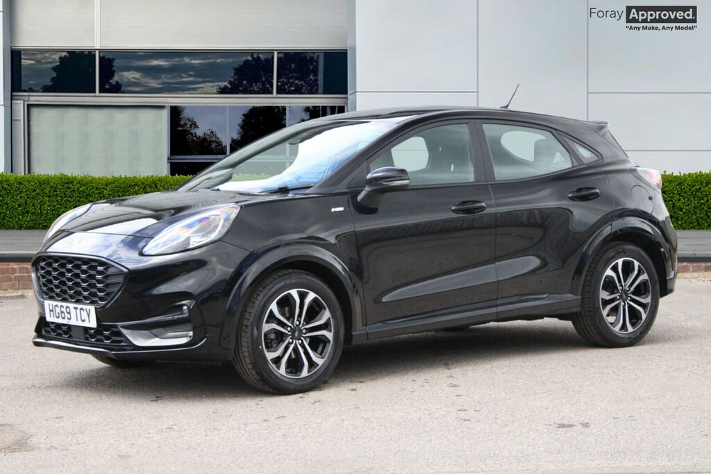 Ford Puma 1.0 Ecoboost Hybrid Mhev St-line HG69TCY Black #3