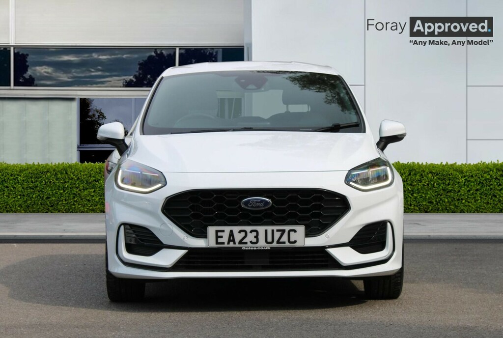 Ford Fiesta 1.0 Ecoboost Hbd Mhev 125 St-line X EA23UZC White #4