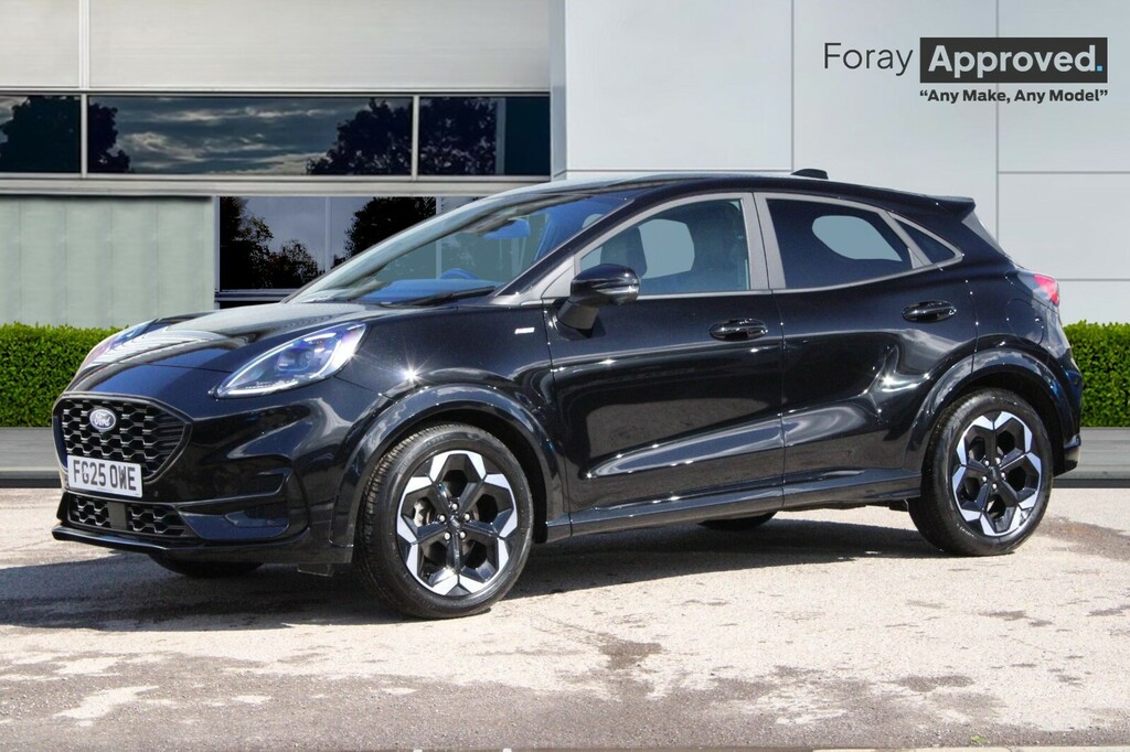 Ford Puma 1.0 Ecoboost Hybrid Mhev St-line X FG25OWE Black #3