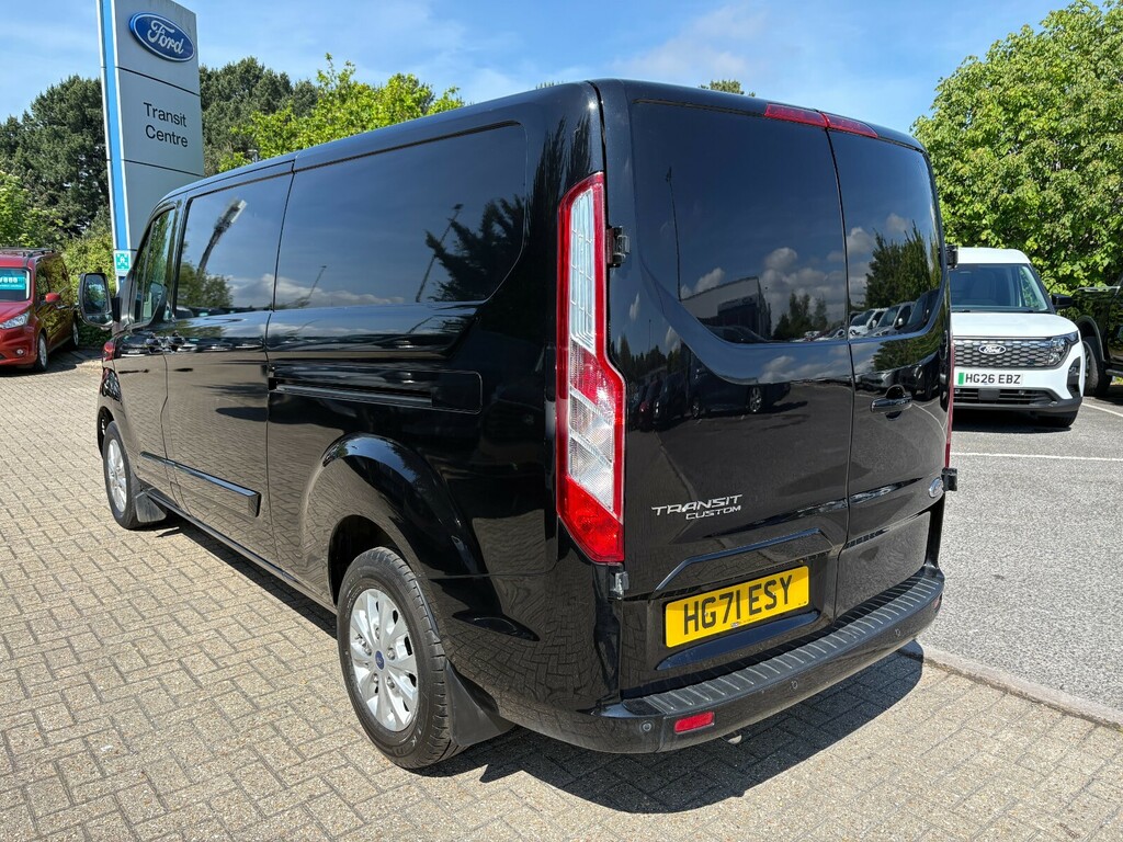 Ford Transit Custom 2.0 Ecoblue 130Ps Low Roof Limited Van HG71ESY Black #5