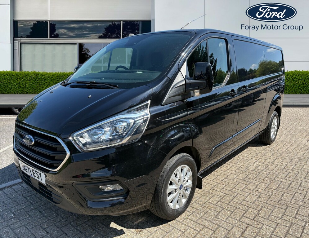 Ford Transit Custom 2.0 Ecoblue 130Ps Low Roof Limited Van HG71ESY Black #3