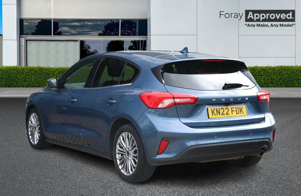 Ford Focus 1.0 Ecoboost 125 Titanium X Edition KN22FDK Blue #2