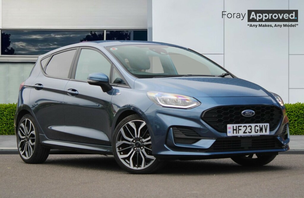 Ford Fiesta 1.0 Ecoboost Hbd Mhev 125 St-line X Blue