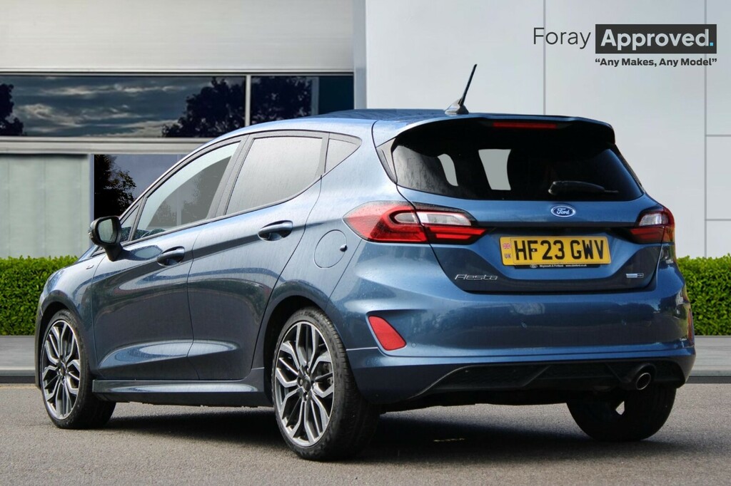 Ford Fiesta 1.0 Ecoboost Hbd Mhev 125 St-line X HF23GWV Blue #4