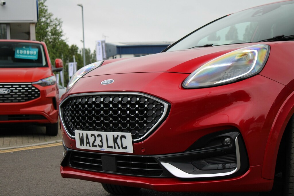 Ford Puma 1.0 Ecoboost Hybr Mhev 155 St-line Vignale Dct WA23LKC Red #6