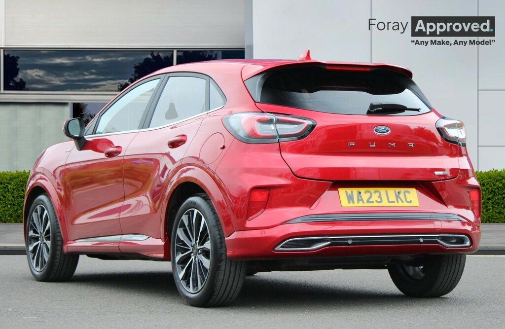 Ford Puma 1.0 Ecoboost Hybr Mhev 155 St-line Vignale Dct WA23LKC Red #3