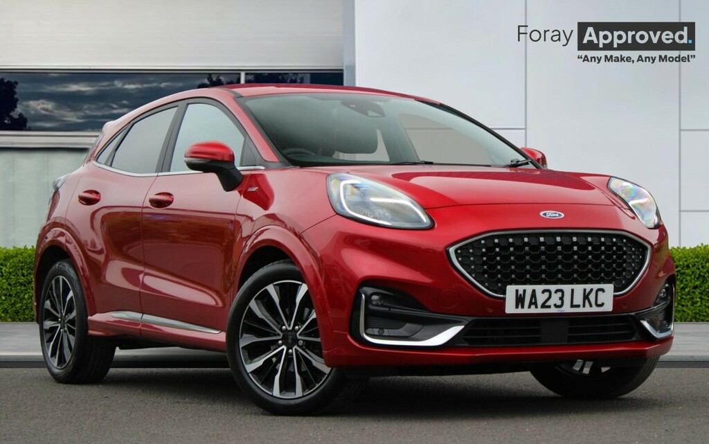 Ford Puma 1.0 Ecoboost Hybr Mhev 155 St-line Vignale Dct Red