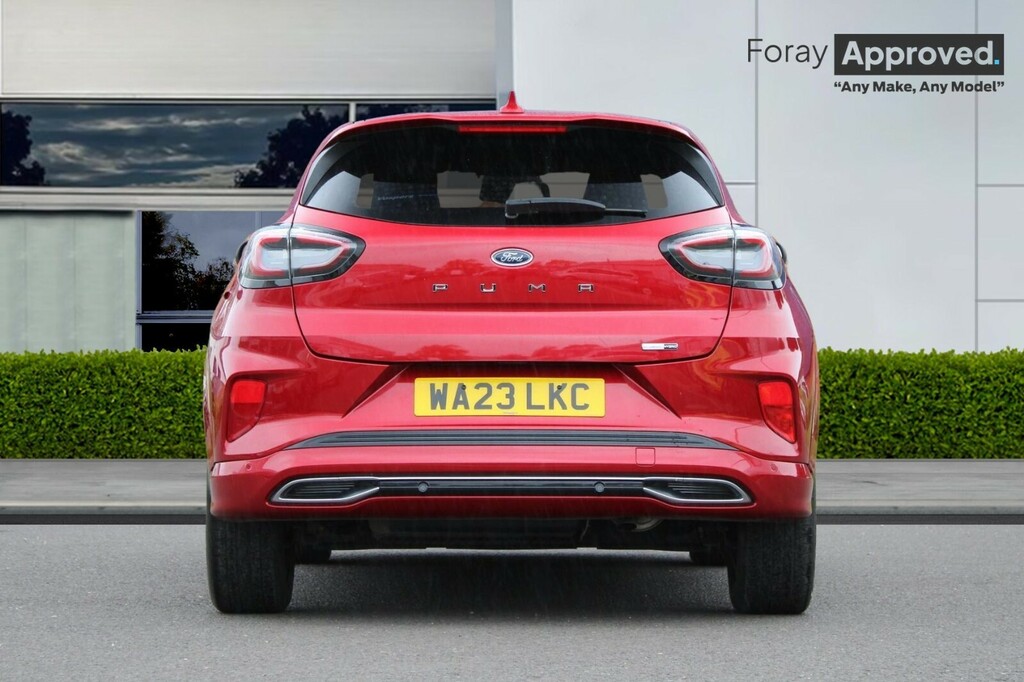 Ford Puma 1.0 Ecoboost Hybr Mhev 155 St-line Vignale Dct WA23LKC Red #4