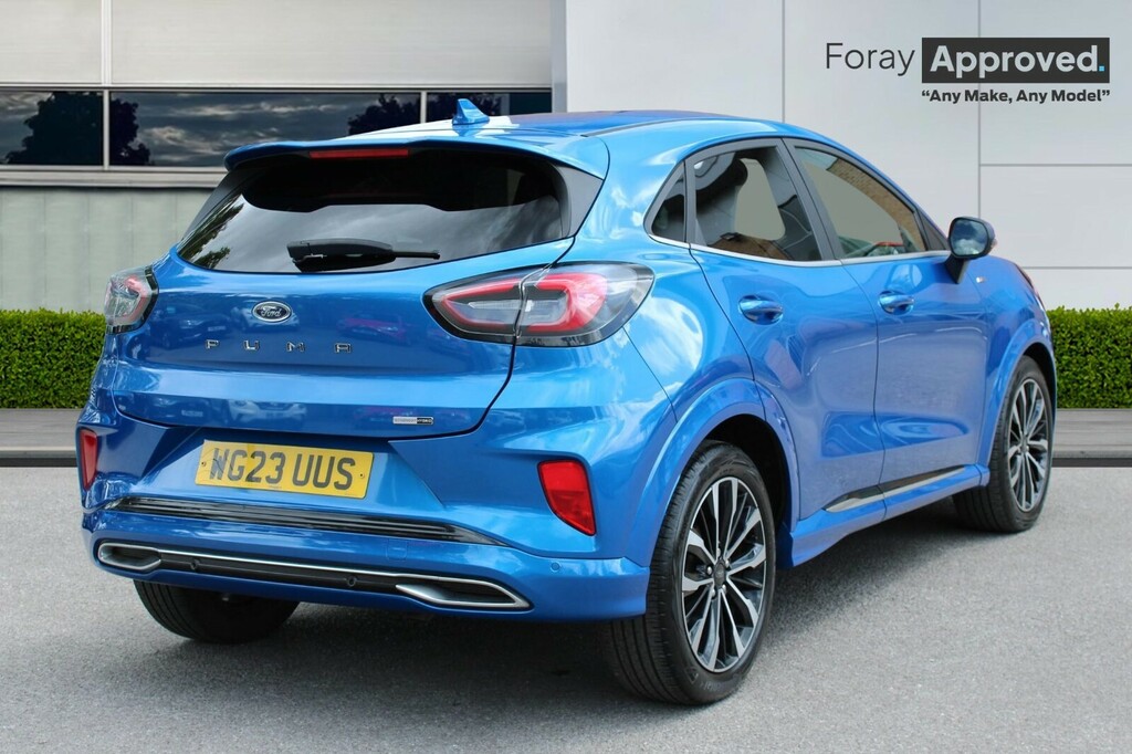 Ford Puma 1.0 Ecoboost Hybr Mhev 155 St-line Vignale Dct WG23UUS Blue #2