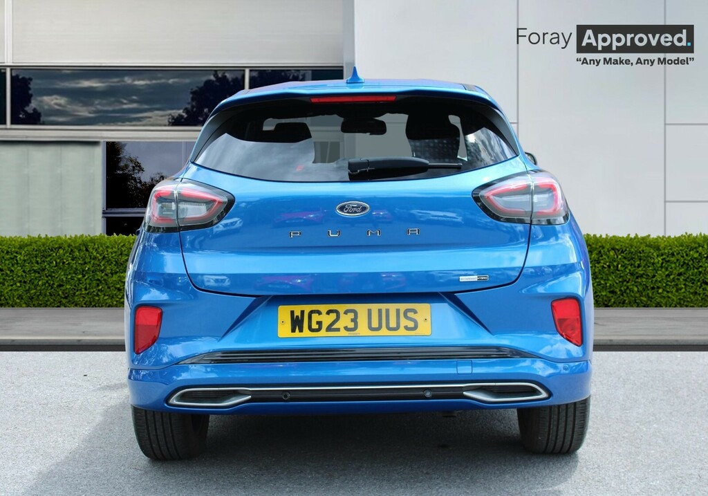 Ford Puma 1.0 Ecoboost Hybr Mhev 155 St-line Vignale Dct WG23UUS Blue #3
