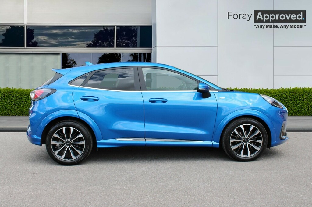 Ford Puma 1.0 Ecoboost Hybr Mhev 155 St-line Vignale Dct WG23UUS Blue #4