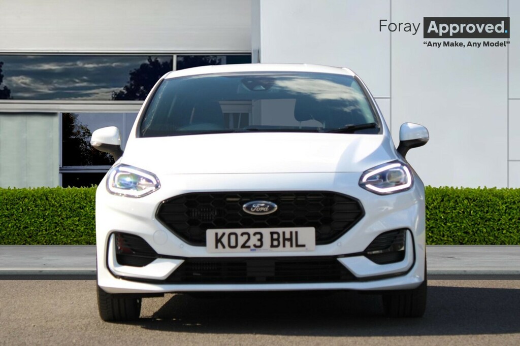 Ford Fiesta 1.0 Ecoboost Hybrid Mhev 125 St-line X KO23BHL White #3