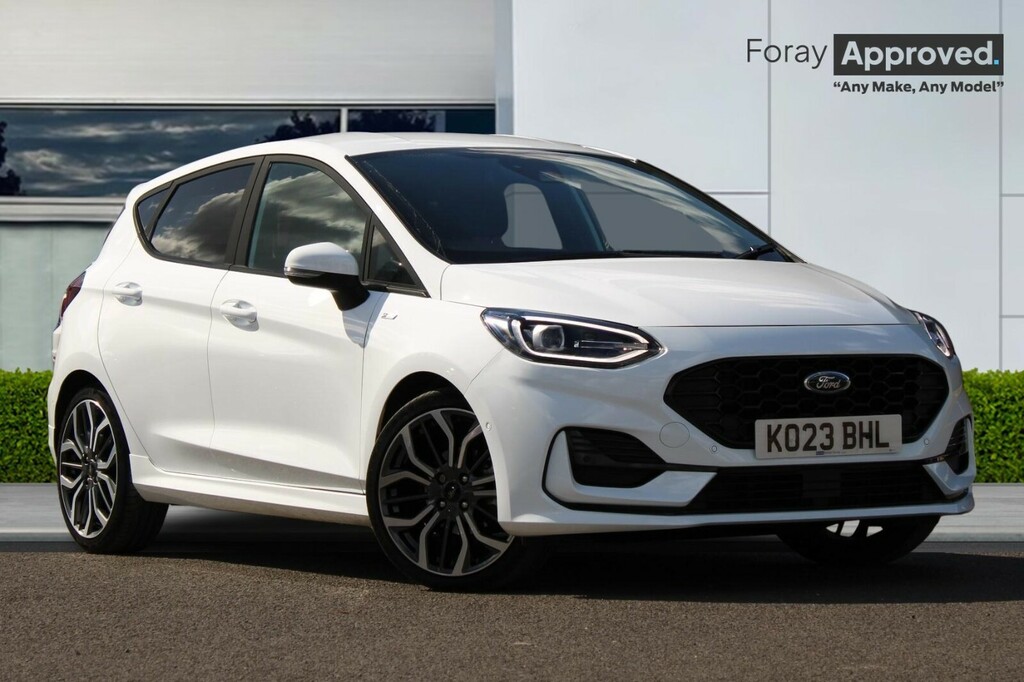 Ford Fiesta 1.0 Ecoboost Hybrid Mhev 125 St-line X White