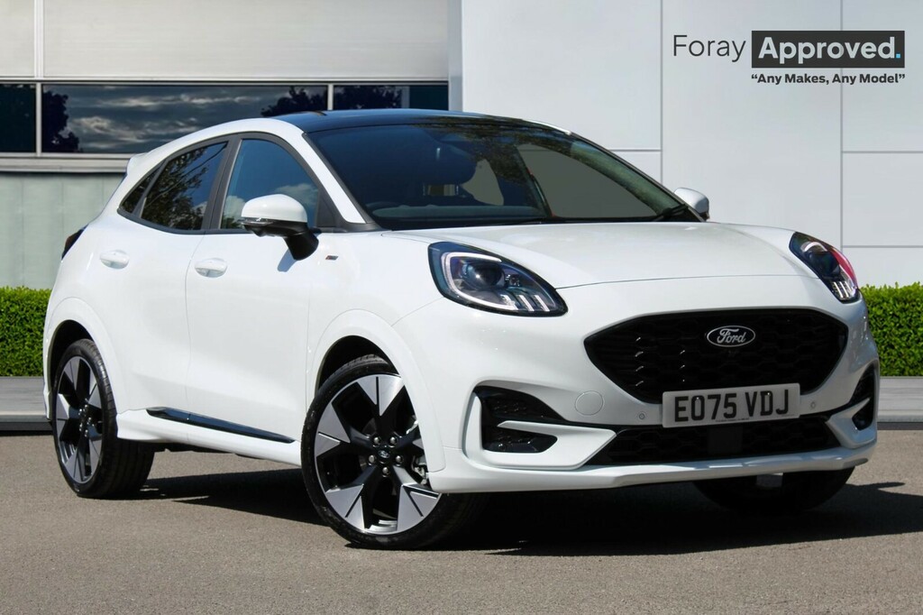 Ford Puma 1.0 Ecoboost Hybrid Mhev 155 St-line X Dct White