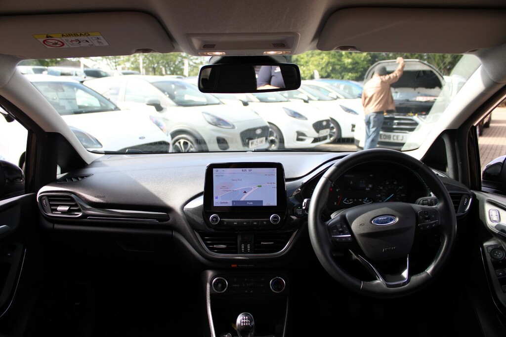 Ford Fiesta 1.0 Ecoboost Hybrid Mhev 125 Active Edition WA72KRG Black #6