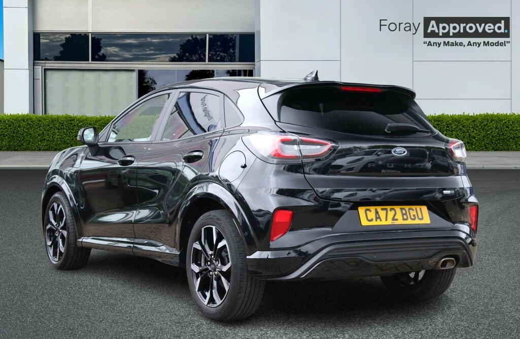 Ford Puma 1.0 Ecoboost Hybrid Mhev 155 St-line X CA72BGU Black #2
