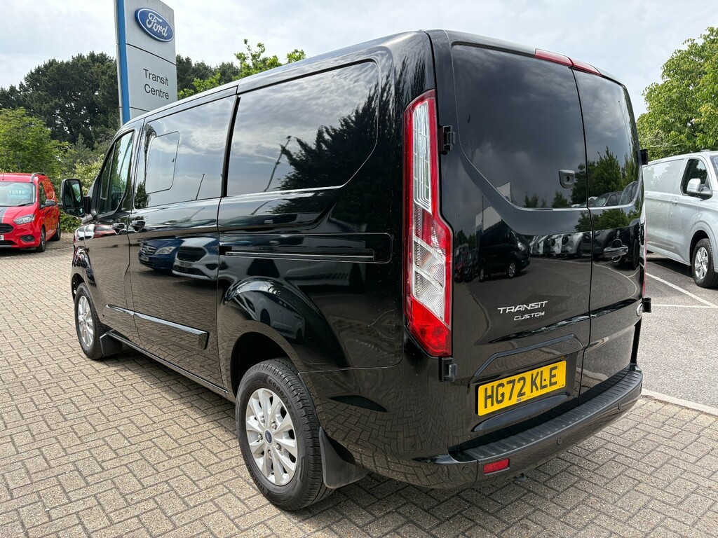 Ford Transit Custom 2.0 Ecoblue 170Ps Low Roof Dcab Limited Van HG72KLE Black #5