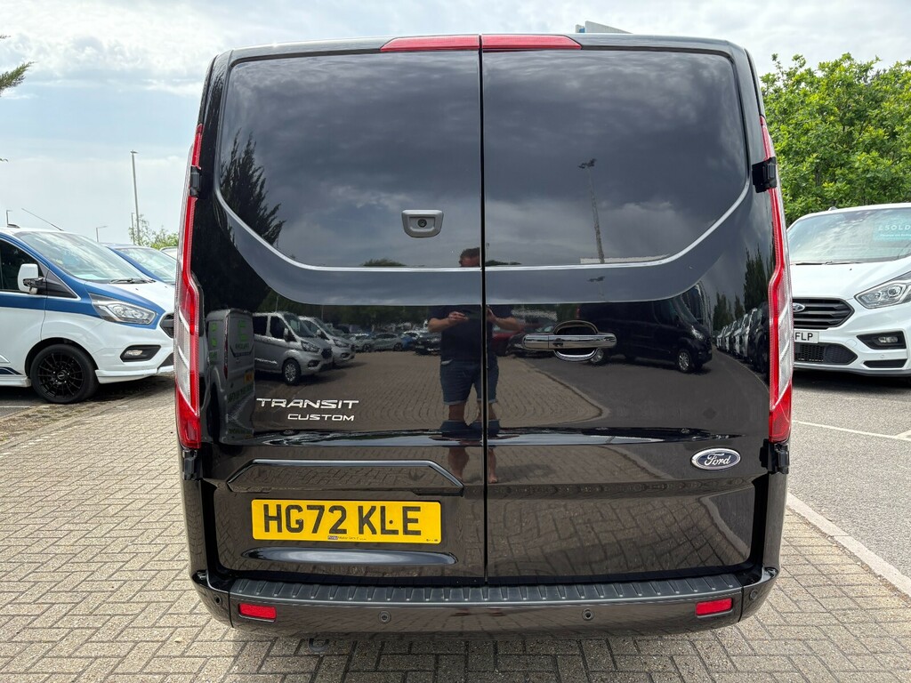 Ford Transit Custom 2.0 Ecoblue 170Ps Low Roof Dcab Limited Van HG72KLE Black #6