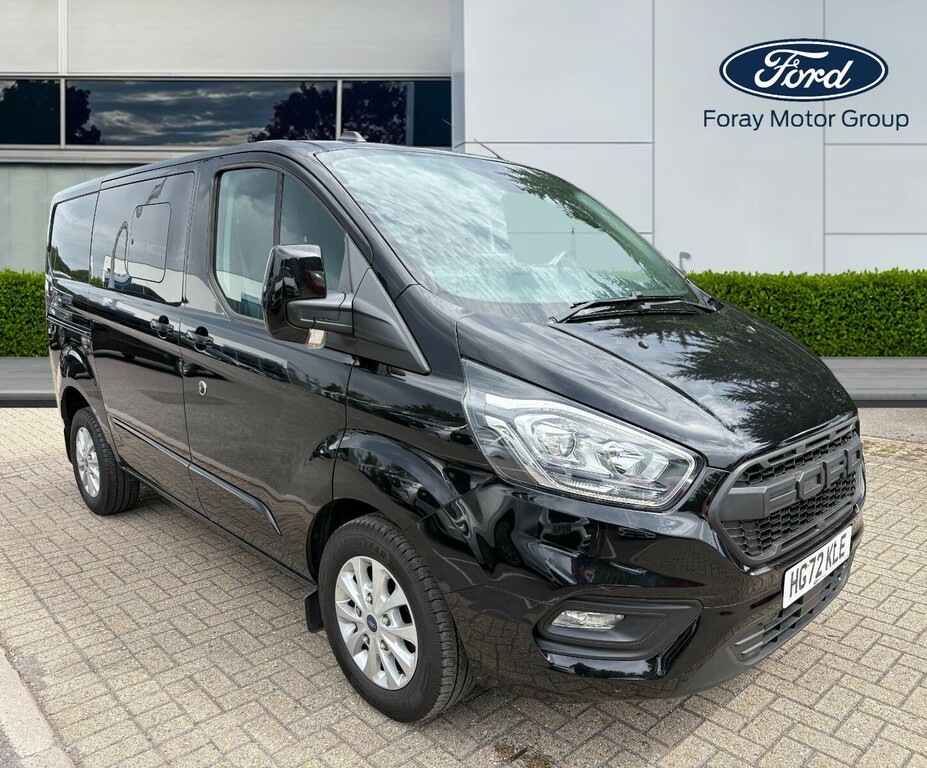 Ford Transit Custom 2.0 Ecoblue 170Ps Low Roof Dcab Limited Van Black