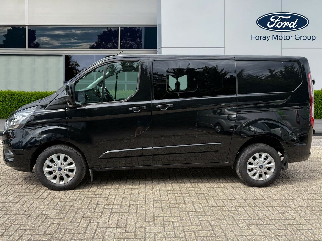 Ford Transit Custom 2.0 Ecoblue 170Ps Low Roof Dcab Limited Van HG72KLE Black #4