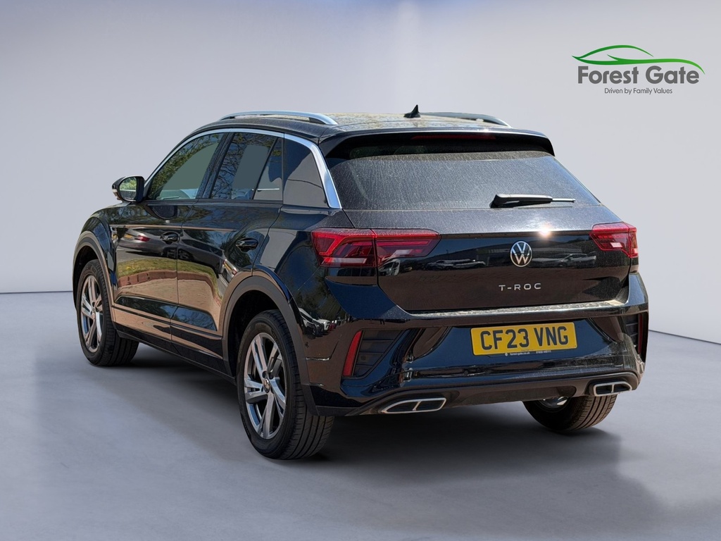 Volkswagen T-Roc 1.5 Tsi R-line Suv Euro 6 Ss CF23VNG Black #5