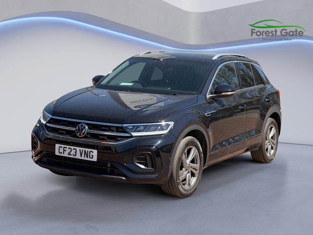 Volkswagen T-Roc 1.5 Tsi R-line Suv Euro 6 Ss CF23VNG Black #3