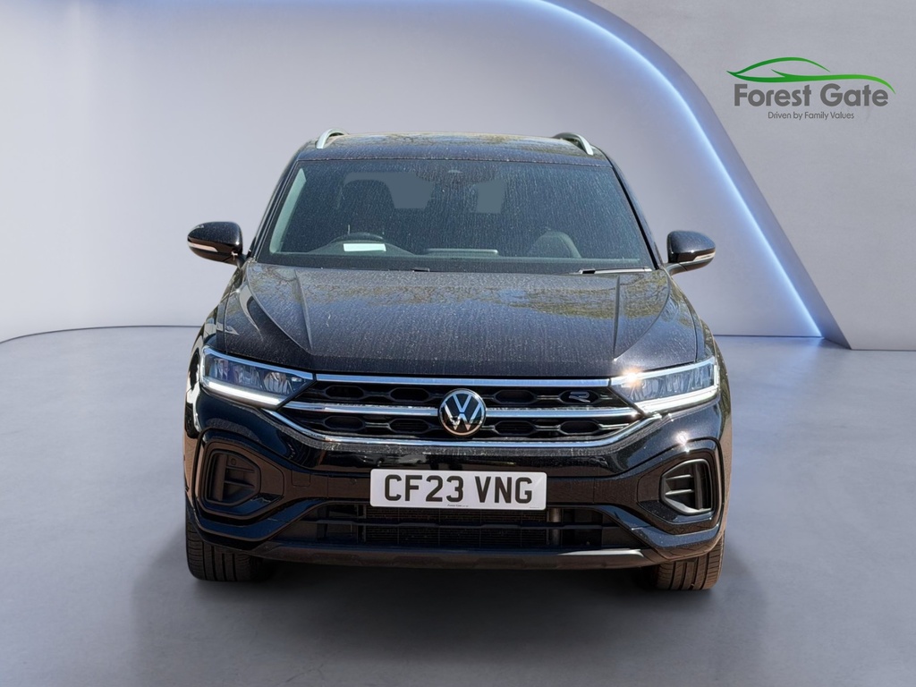 Volkswagen T-Roc 1.5 Tsi R-line Suv Euro 6 Ss CF23VNG Black #2