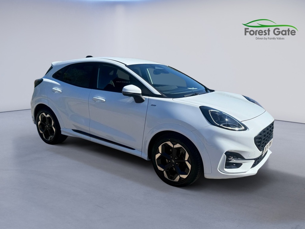 Ford Puma 1.0T Ecoboost Mhev St-line X Suv Hybrid DN74PNV White #3