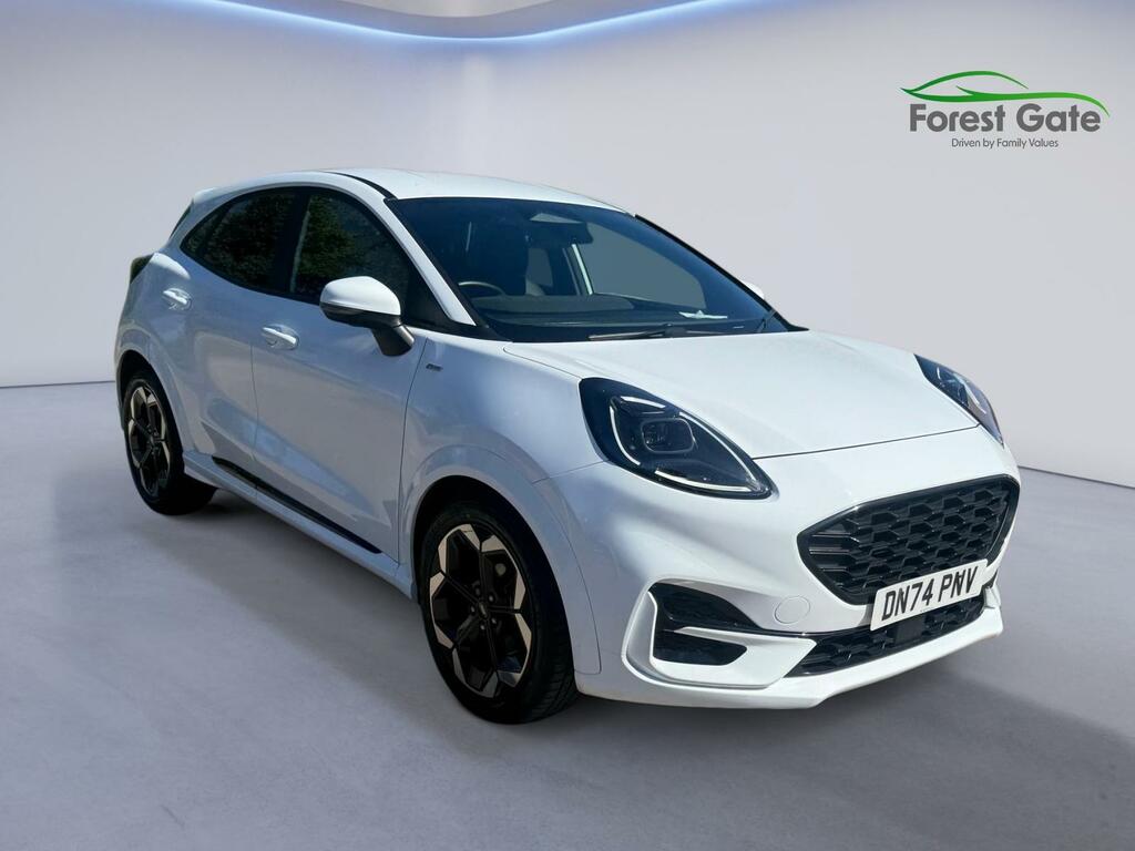Ford Puma 1.0T Ecoboost Mhev St-line X Suv Hybrid DN74PNV White #2