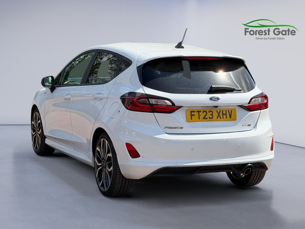 Ford Fiesta 1.0T Ecoboost Mhev St-line X Edition Hatchback FT23XHV White #5