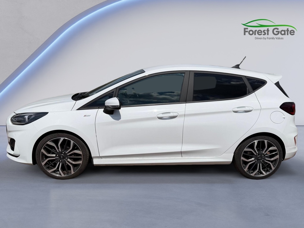 Ford Fiesta 1.0T Ecoboost Mhev St-line X Edition Hatchback FT23XHV White #4
