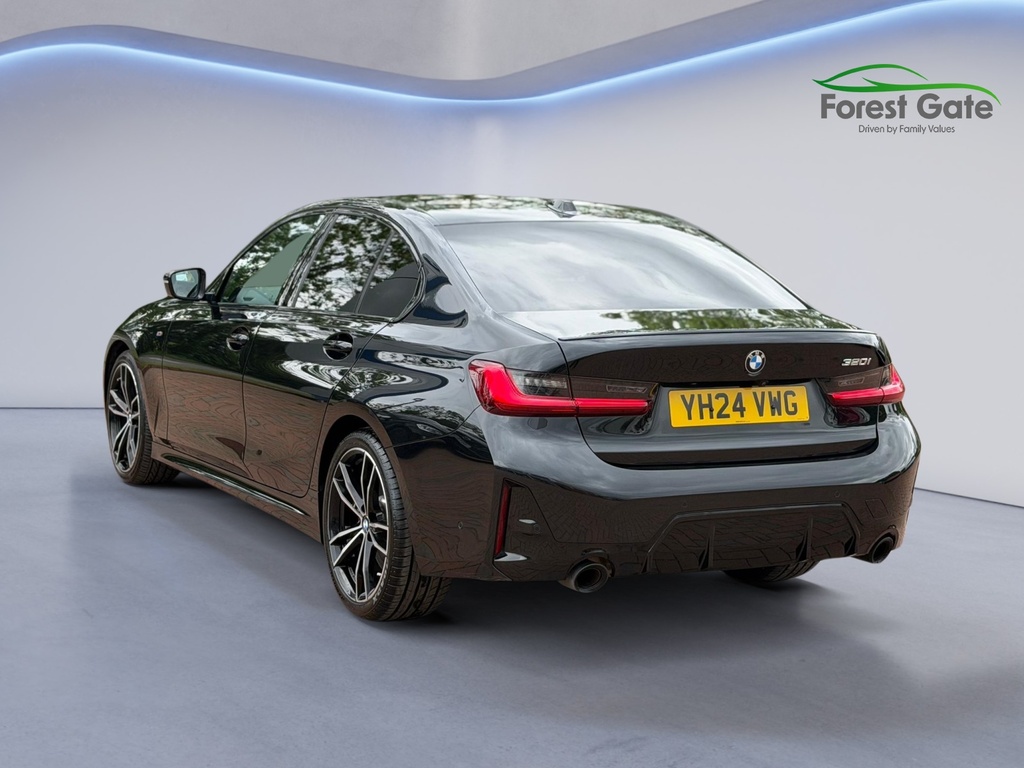 BMW 3 Series 2.0 320I M Sport Saloon Euro 6 S YH24VWG Black #5