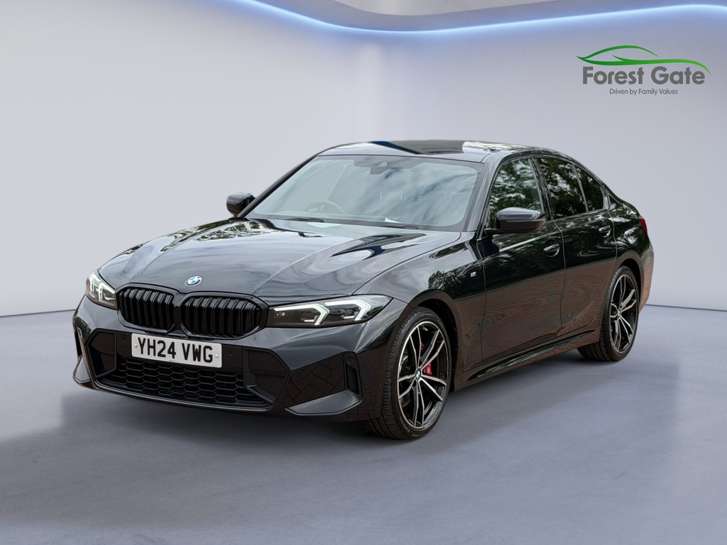 BMW 3 Series 2.0 320I M Sport Saloon Euro 6 S YH24VWG Black #3