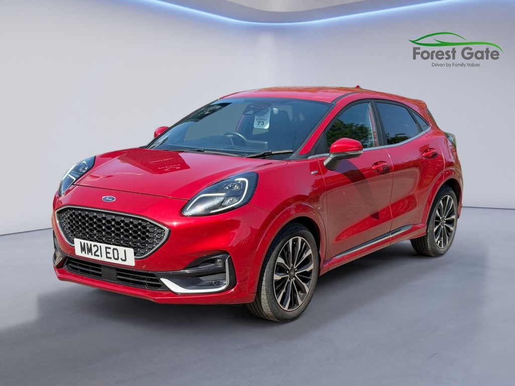 Ford Puma 1.0T Ecoboost Mhev St-line Vignale Suv MM21EOJ Red #3